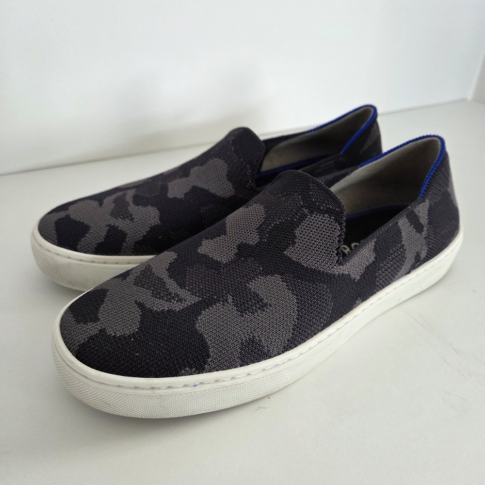 Rothy's Black and Gray Camo Women's Sneakers